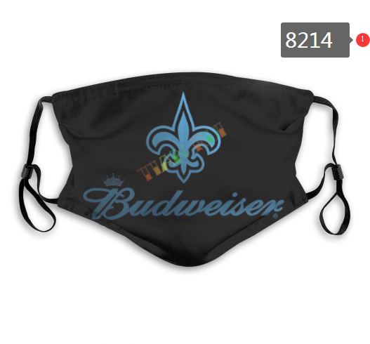 NFL 2020 New Orleans Saints #1 Dust mask with filter